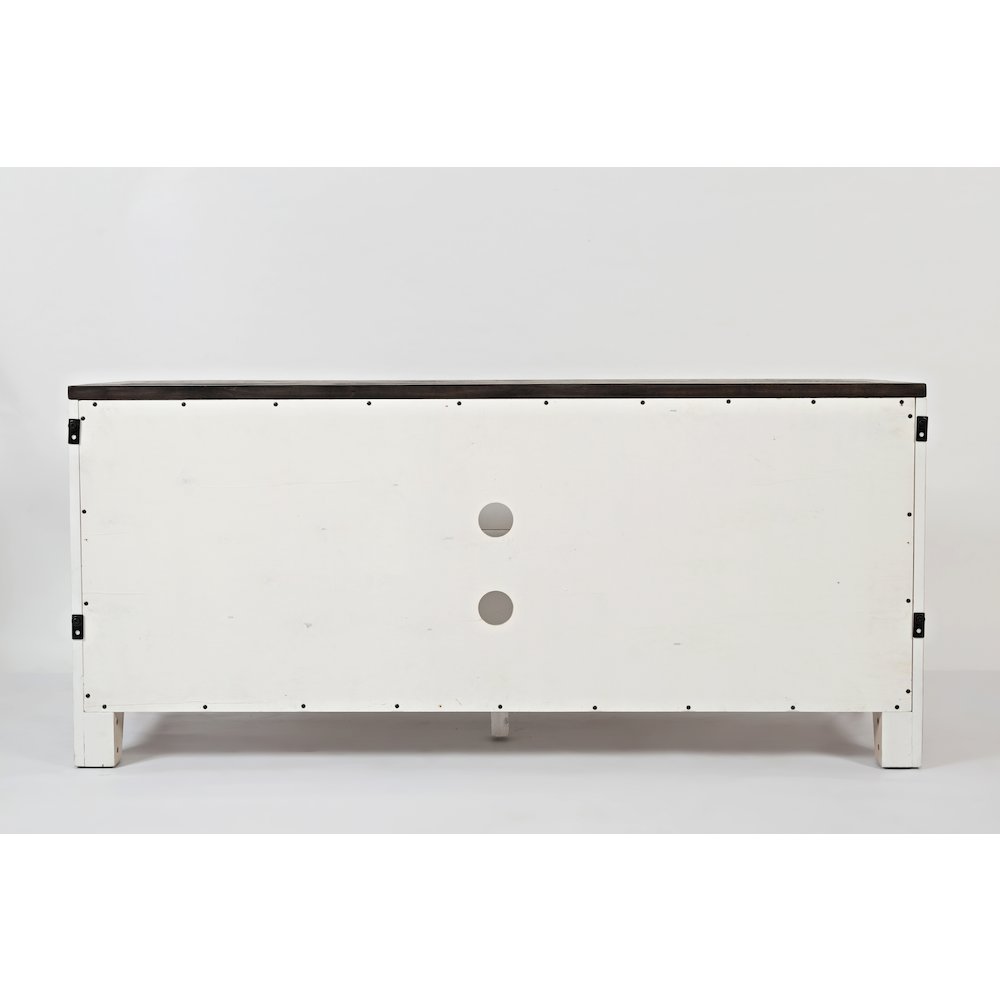 Madison County Rustic Reclaimed Solid Wood Farmhouse 60" Barn Door Console