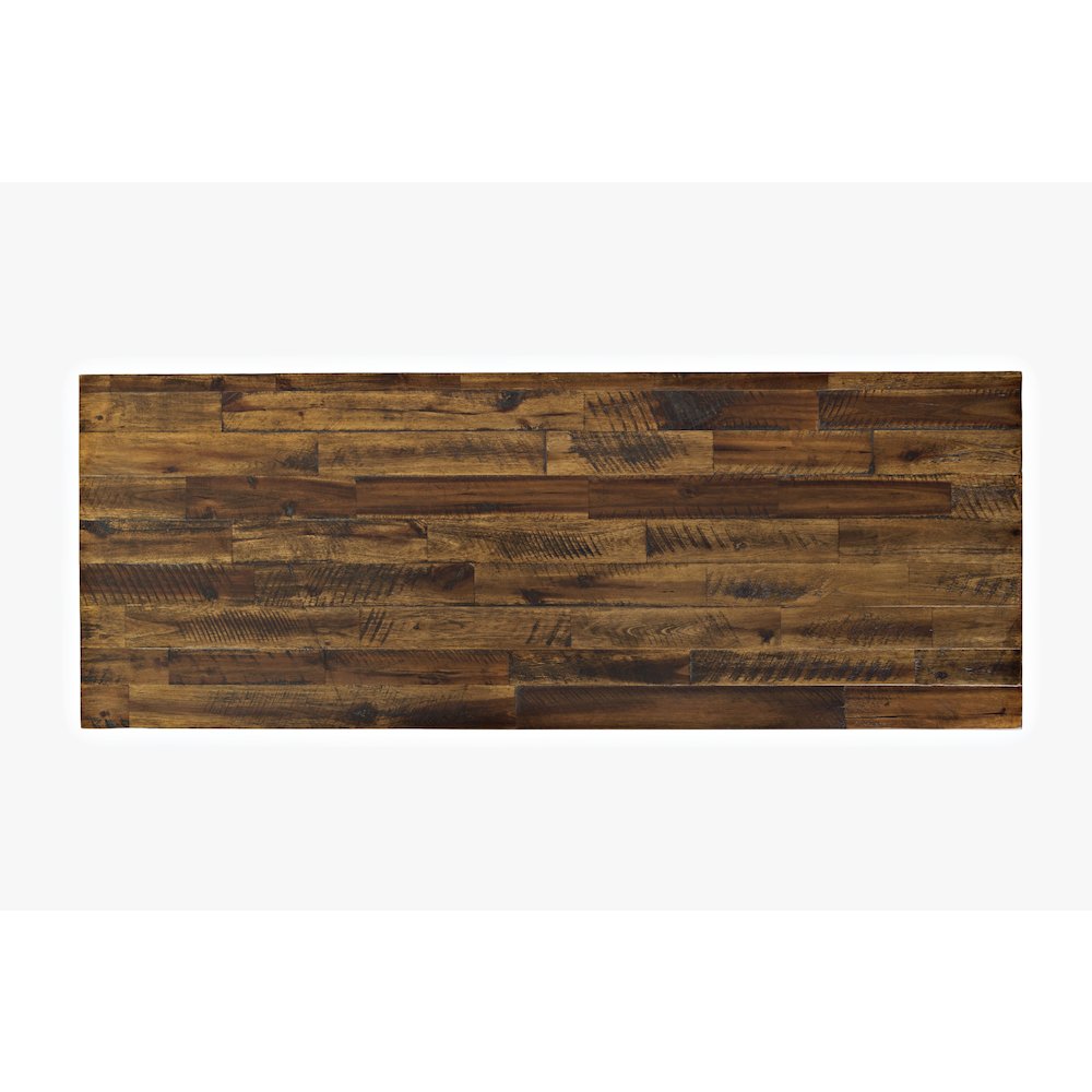 50" Rustic Farmhouse Solid Wood Distressed Media Console TV Stand