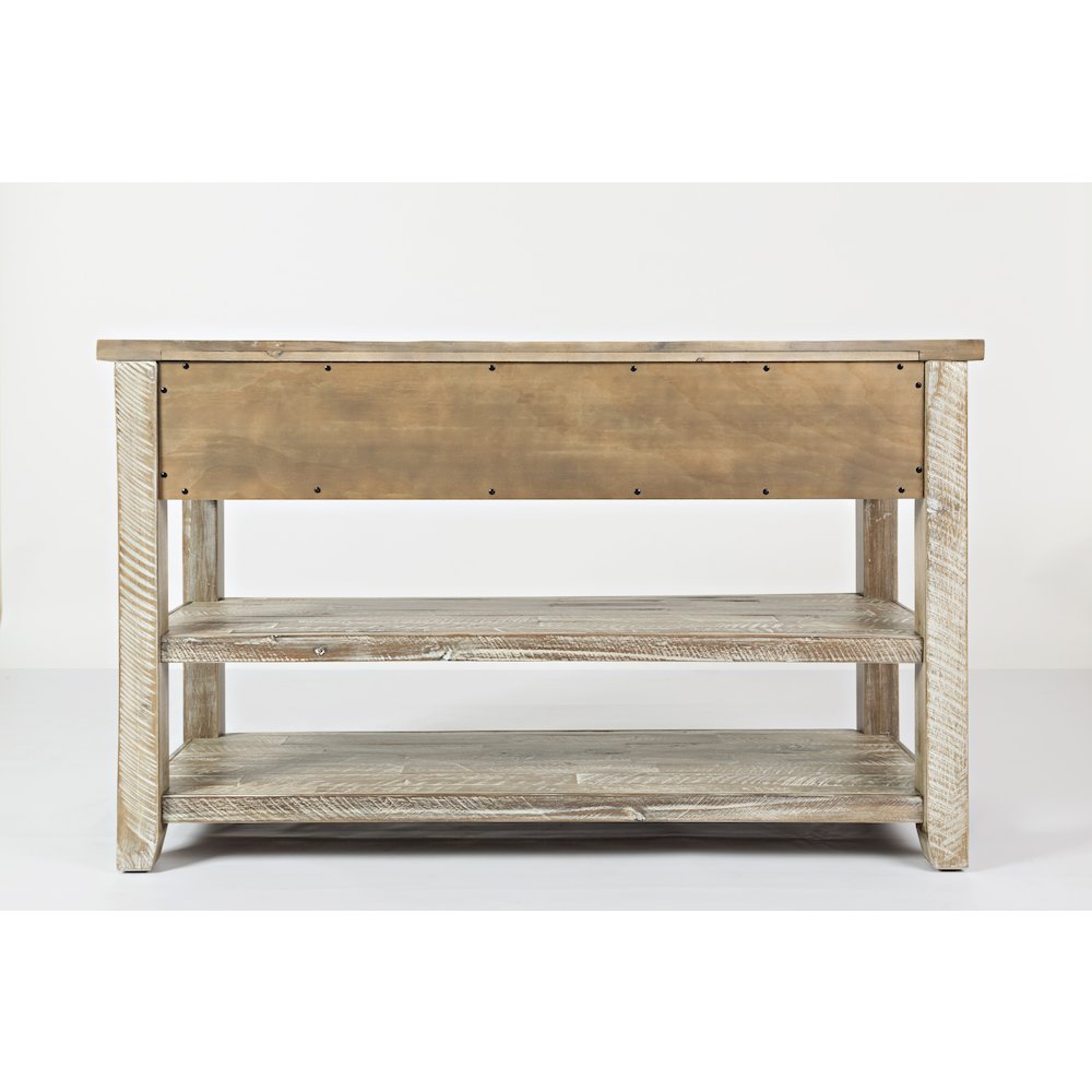 Artisan's Craft Rustic Farmhouse Distressed Solid Wood 50" Sofa Table