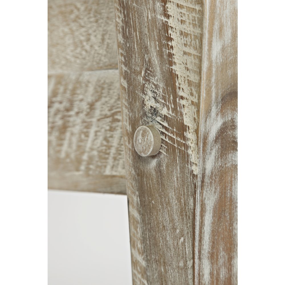 Artisan's Craft 42" Rustic Farmhouse Distressed Solid Wood Storage Bench