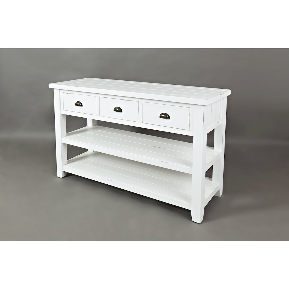 Artisan's Craft Rustic Farmhouse Distressed Solid Wood 50" Sofa Table