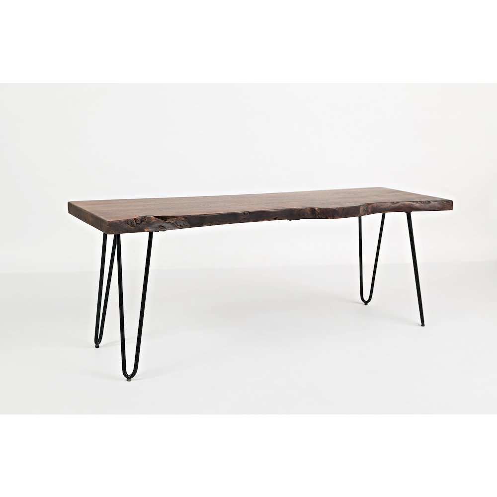 Nature's Edge 48'' Modern Solid Wood Live Edge Bench