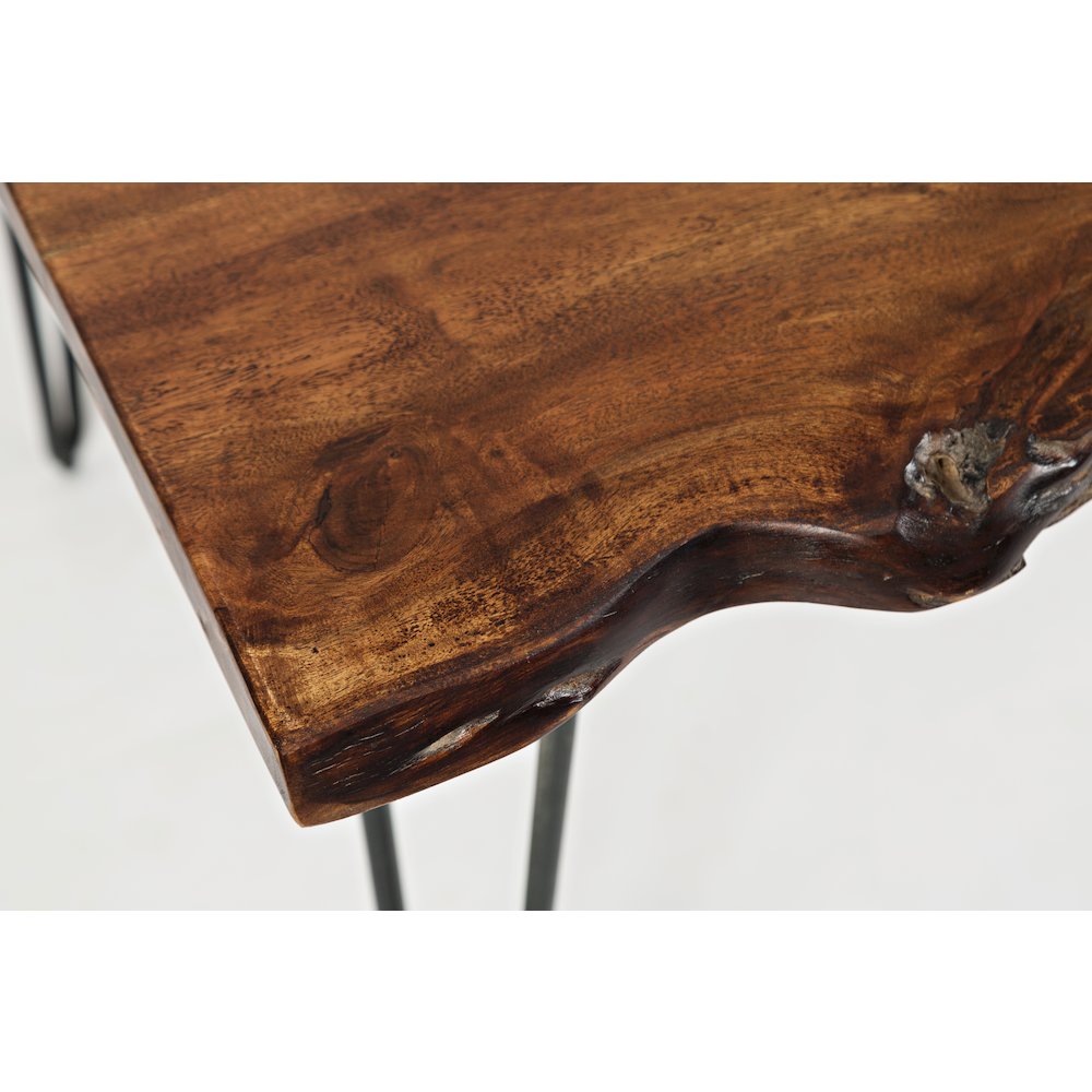 Nature's Edge 60" Solid Wood Modern Live Edge Dining Table