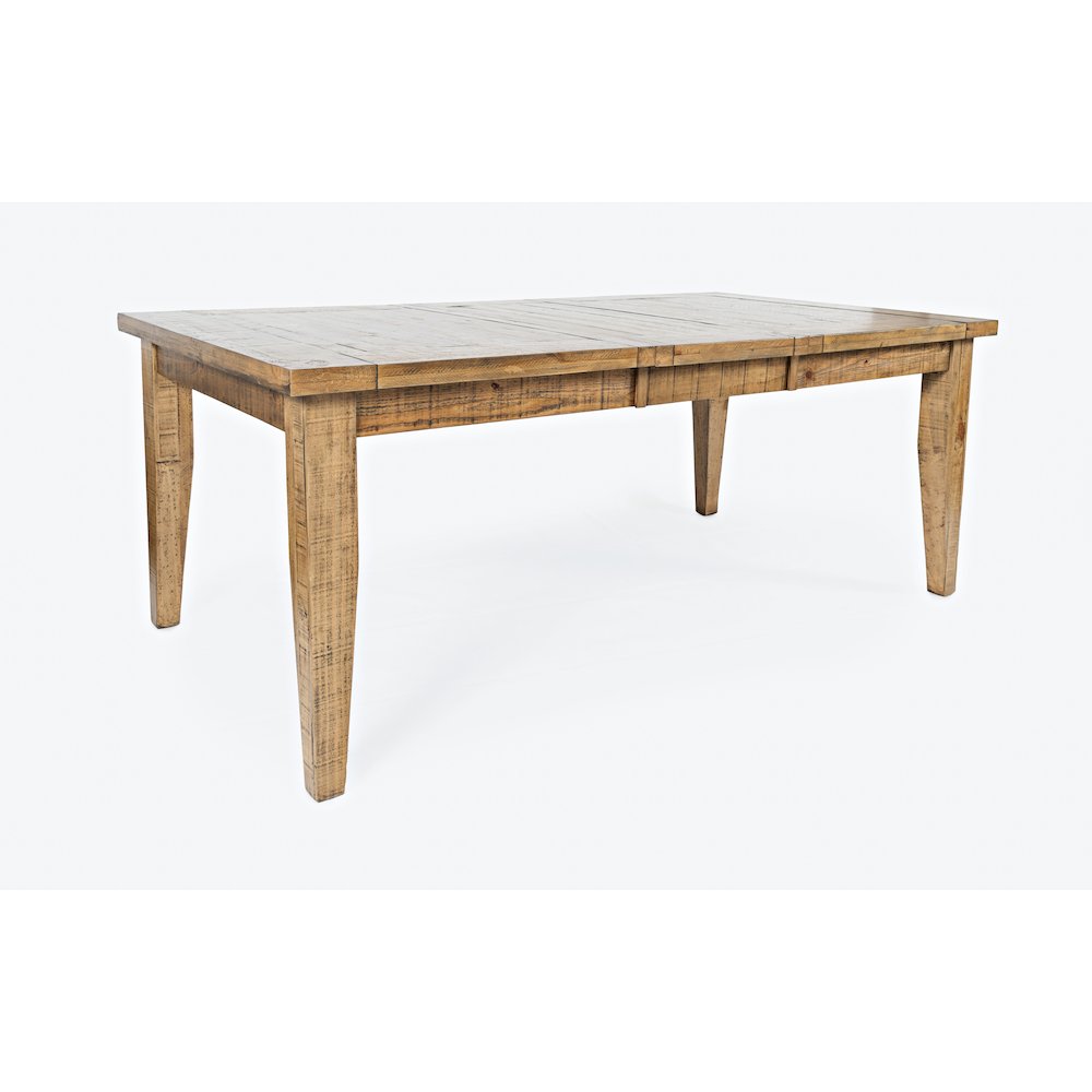 Telluride Rustic Farmhouse Solid Wood 78" Extension Dining Table