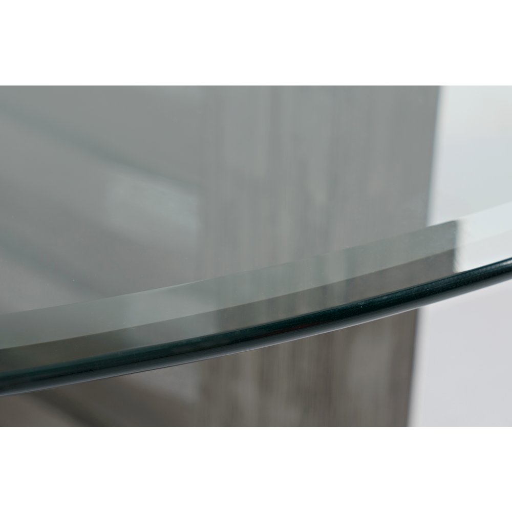 Altamonte Contemporary 48" Round Counter Height Table with Glass Top