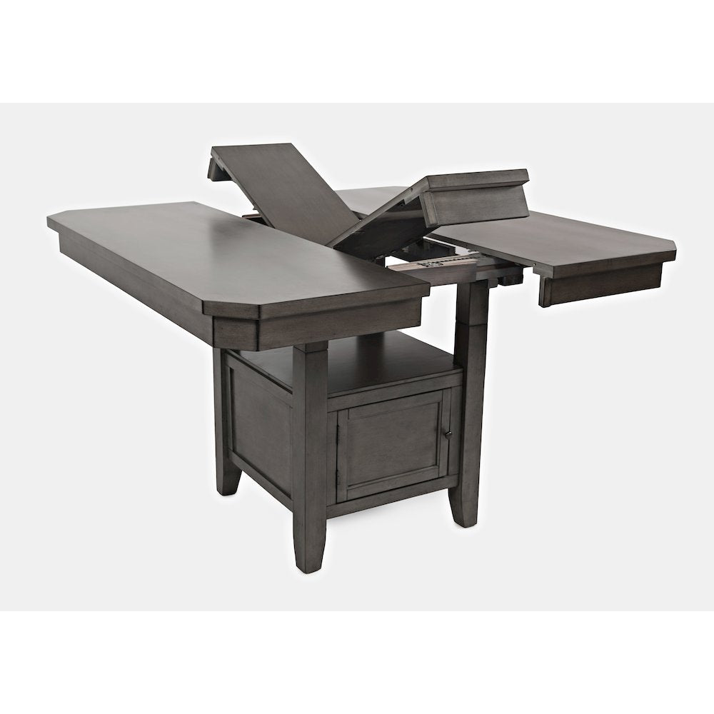 Manchester Contemporary Adjustable Height Storage Square 54" Dining Table