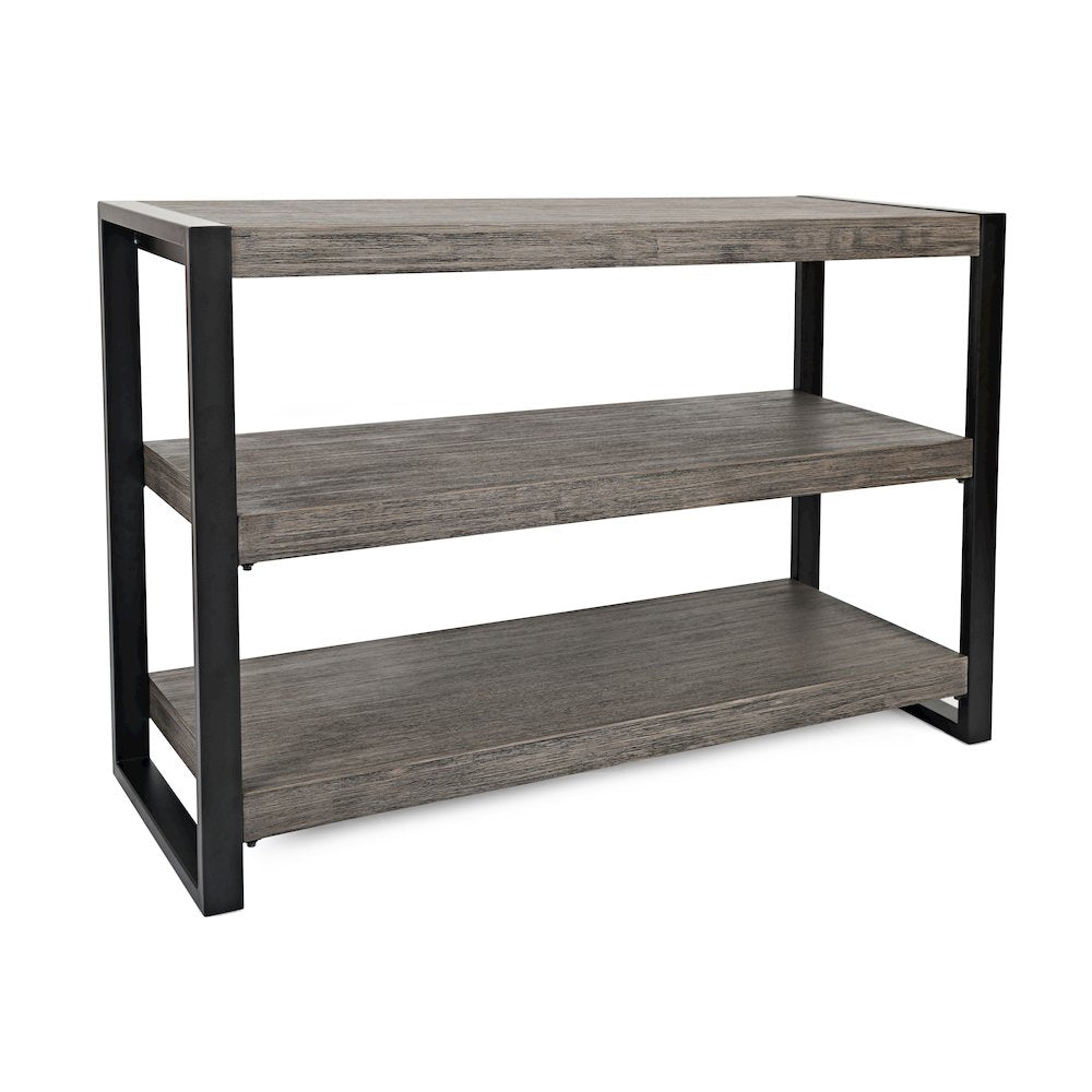 Pinnacle Modern Loft Iron and Wood Grey Sofa Table