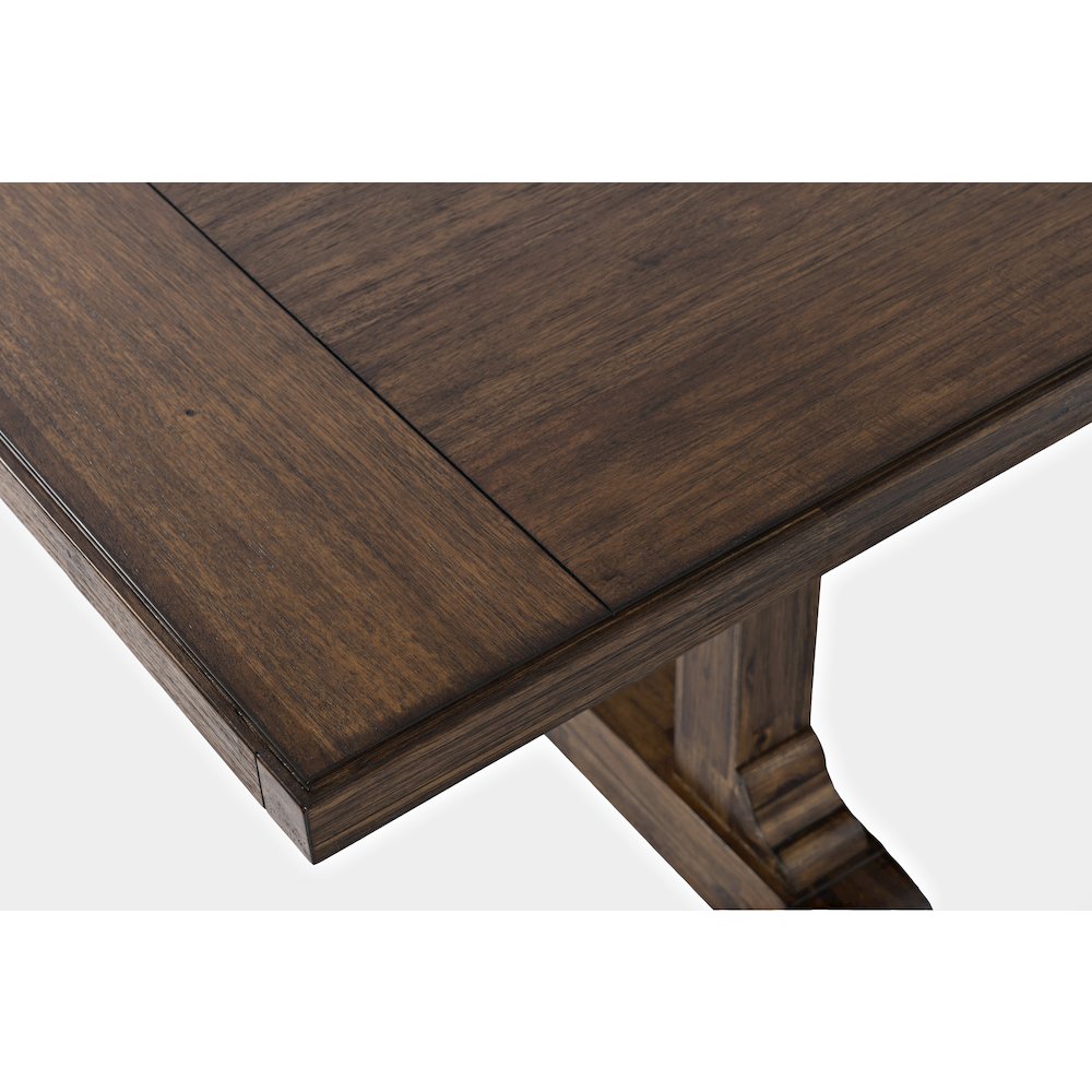 Bakersfield Mission Style 110'' Dining Table with Extension