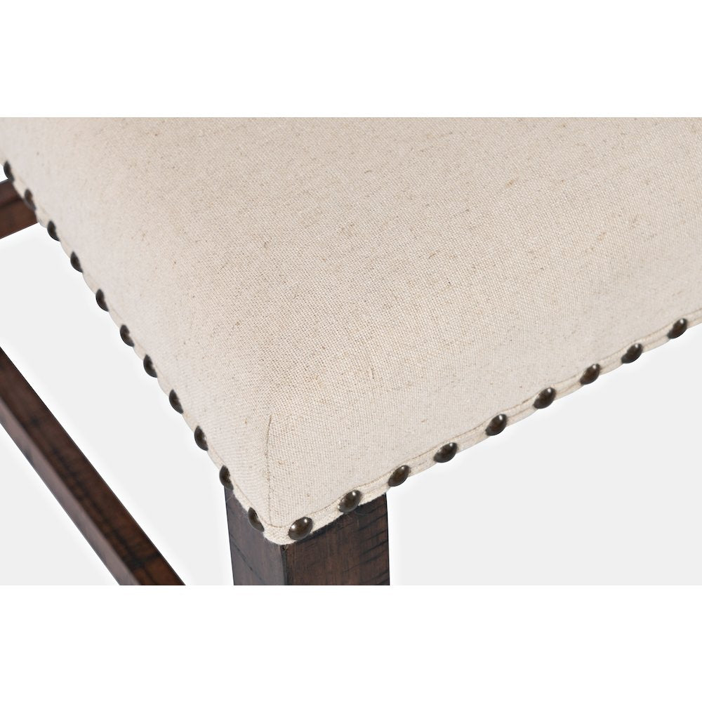 Fairview Transitional Upholstered Counter Stool (Set of 2)