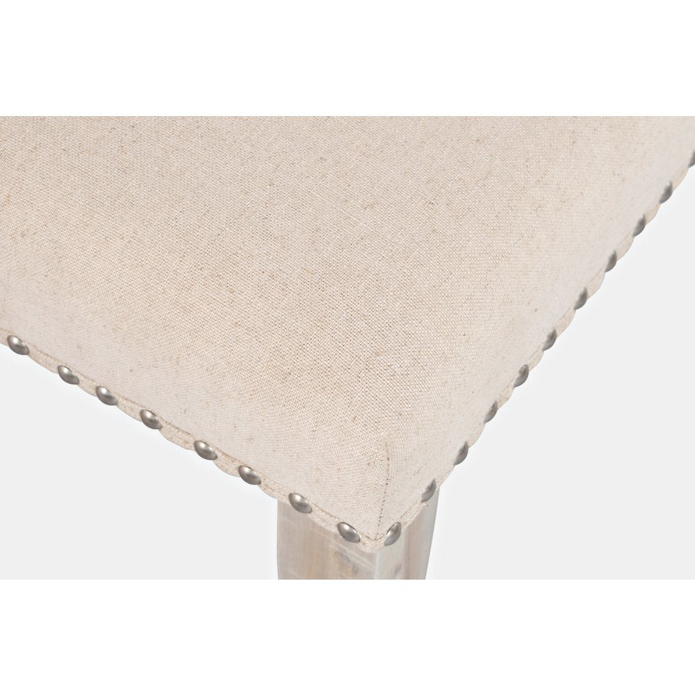 Fairview Transitional 52" Backless Upholstered Dining Bench