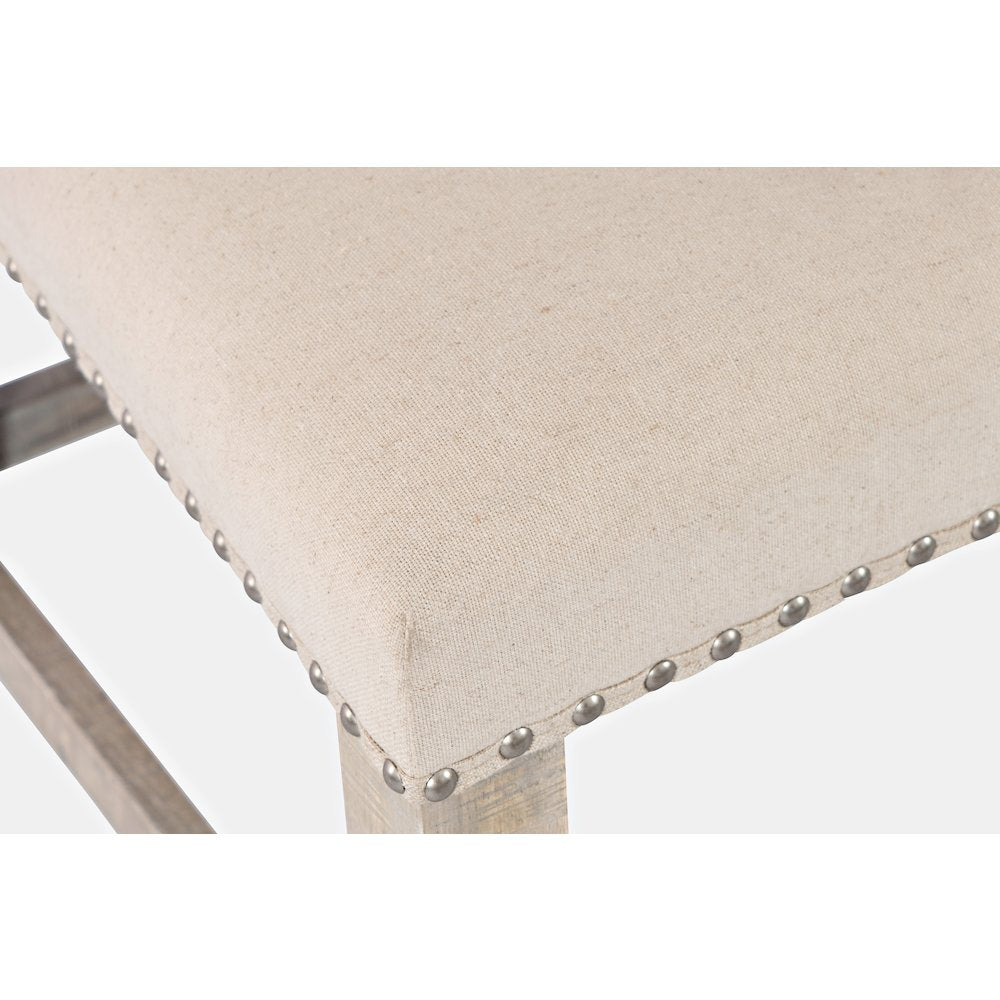 Fairview Transitional Upholstered Counter Stool (Set of 2)