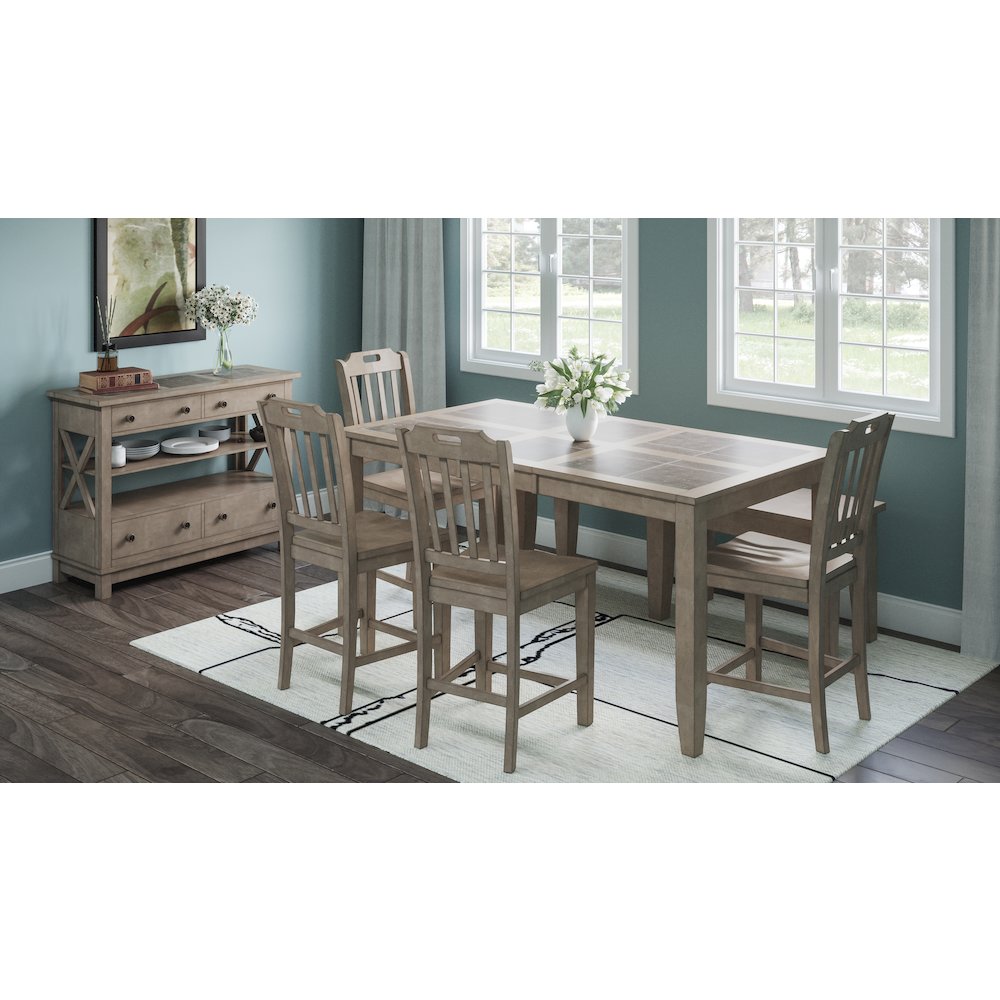 Prescott Park Modern Contemporary 52'' Solid Wood Dining Bench