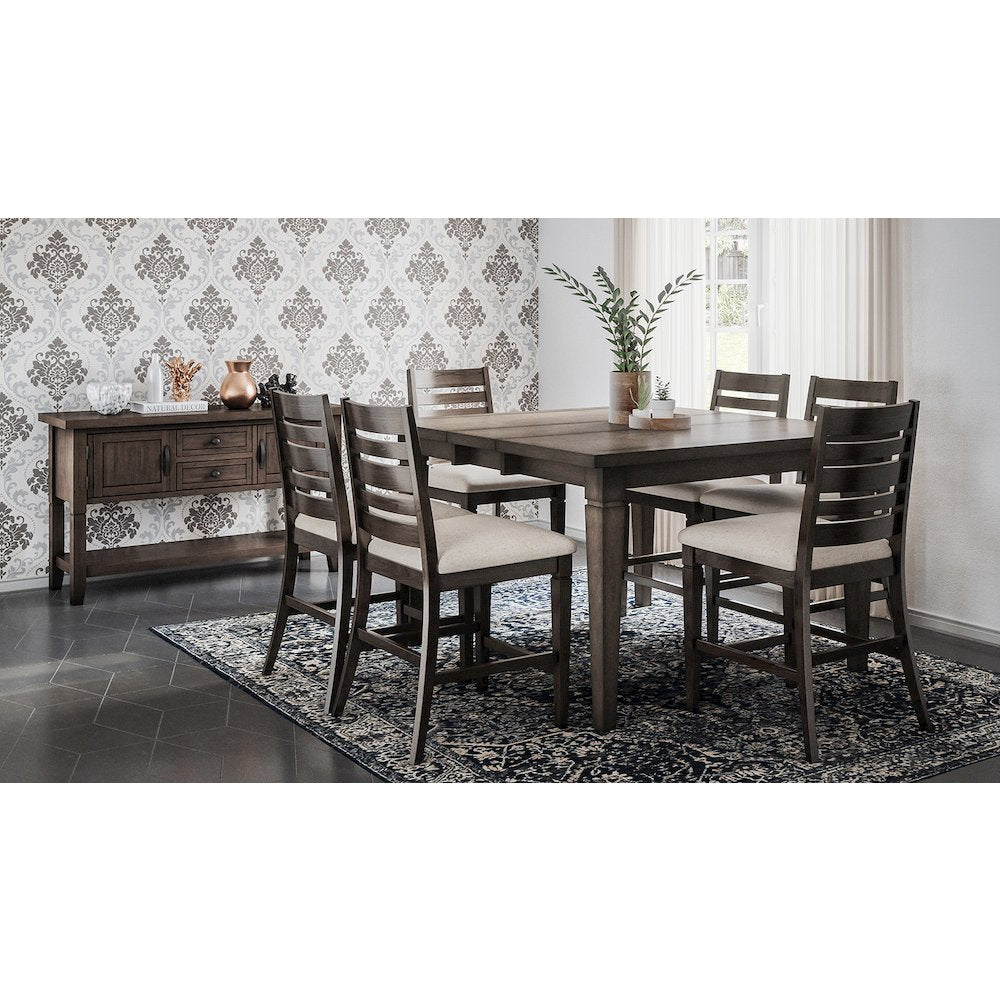 Lincoln Square Contemporary Upholstered Ladderback Chair (Set of 2)