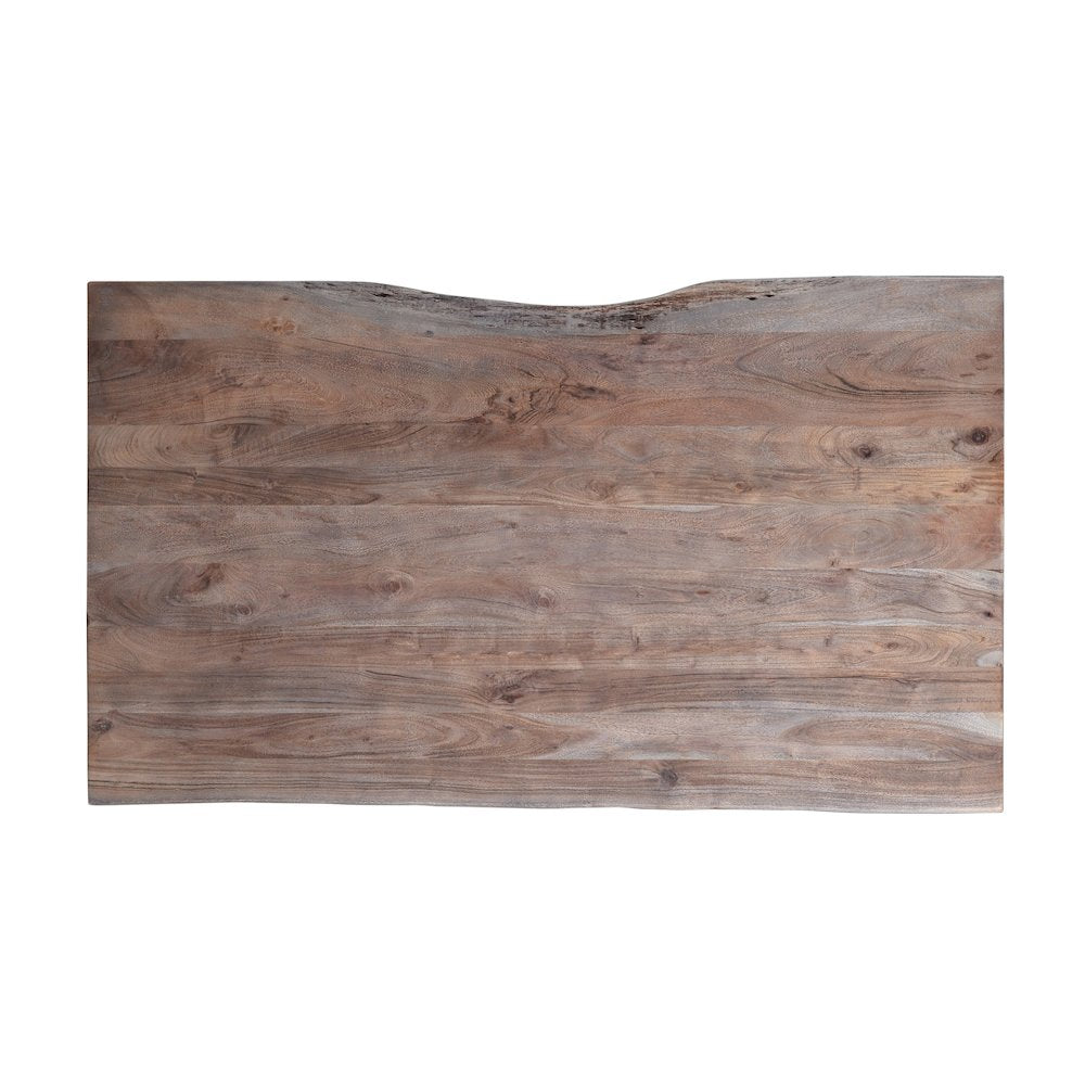 Nature's Edge 60" Solid Wood Modern Live Edge Dining Table