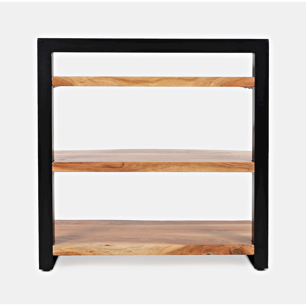 Nature's Edge Solid Acacia 3 Shelf Bookcase