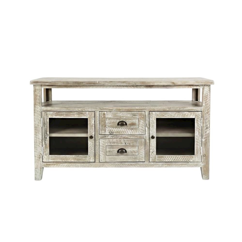 Storage Console Table with Doors and Drawers, Entryway Accent Sideboard