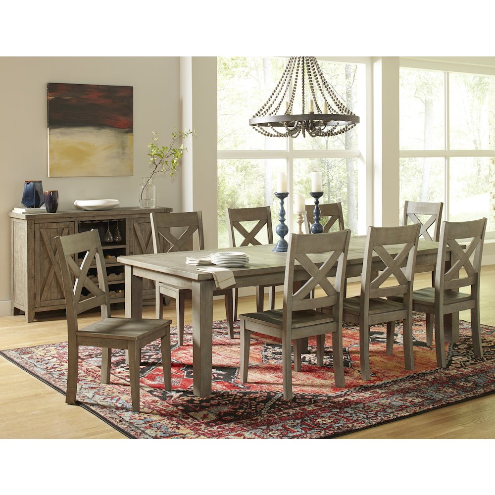 Outer Banks Reclaimed Solid Wood Farmhouse 96" Dining Table