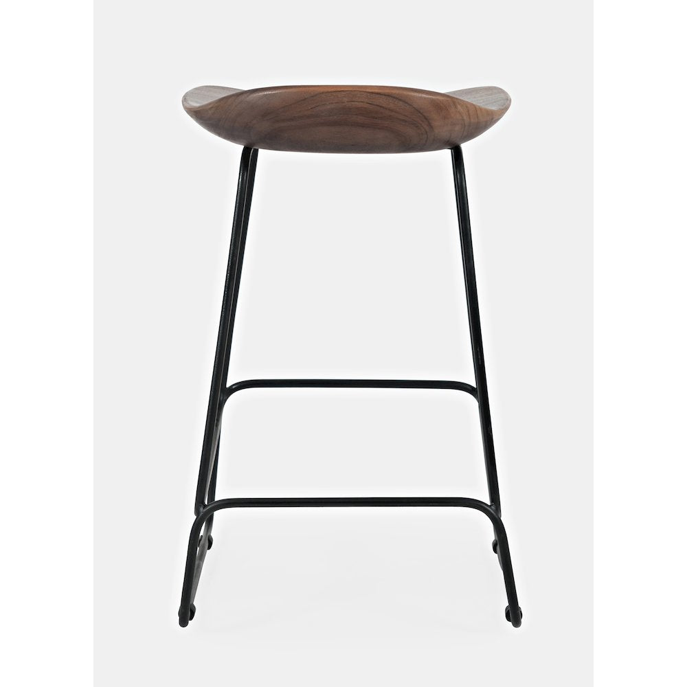 Nature's Edge Solid Acacia Counter Height Backless Stool (Set of 3)