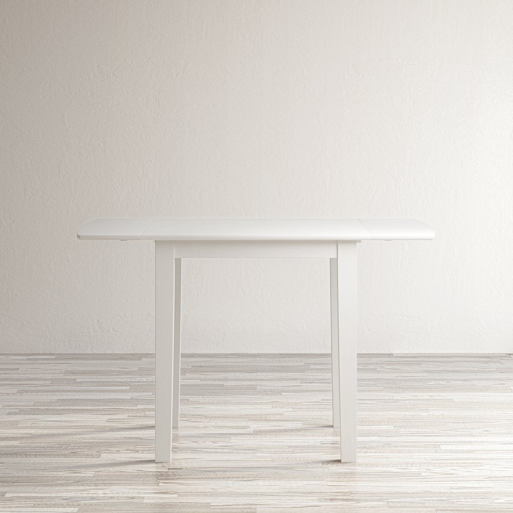 Coastal Wire-Brushed Acacia Drop-Leaf Coastal Wire-Brushed Acacia Dining Table