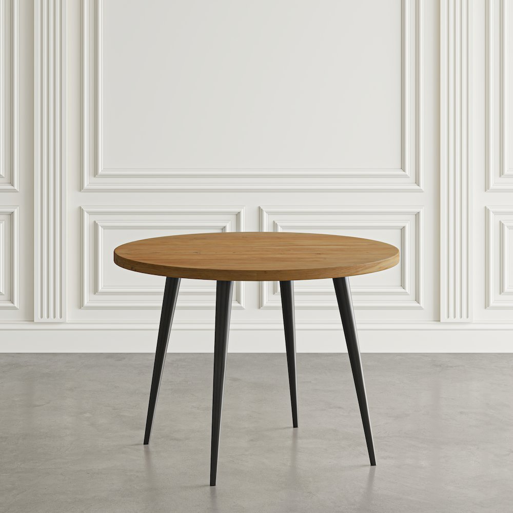 Prelude 42" Round Modern Solid Acacia Wood Dining Table