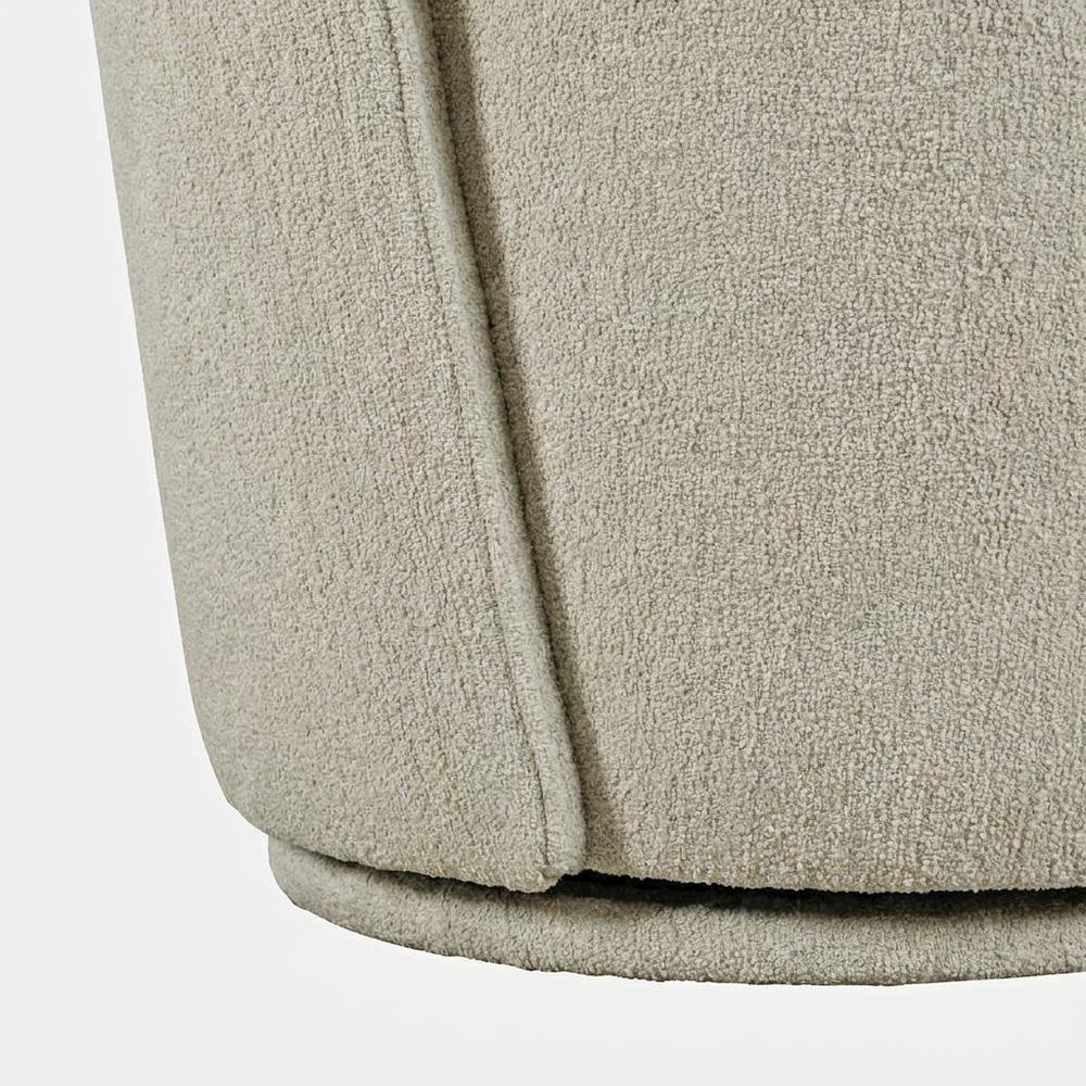 Mid-Century Modern Upholstered Swivel Dining Chair, Gray, Set of 2