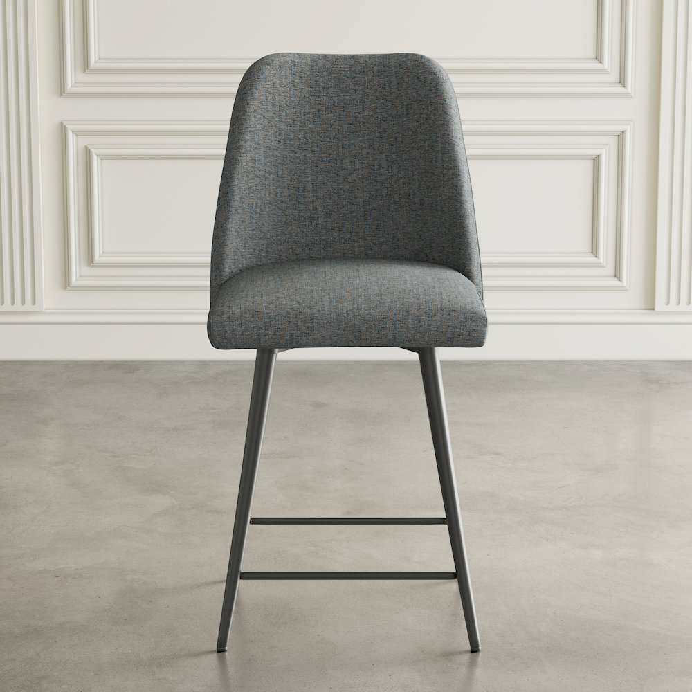 Macey Contemporary Modern Upholstered Counter Barstool (Set of 2)
