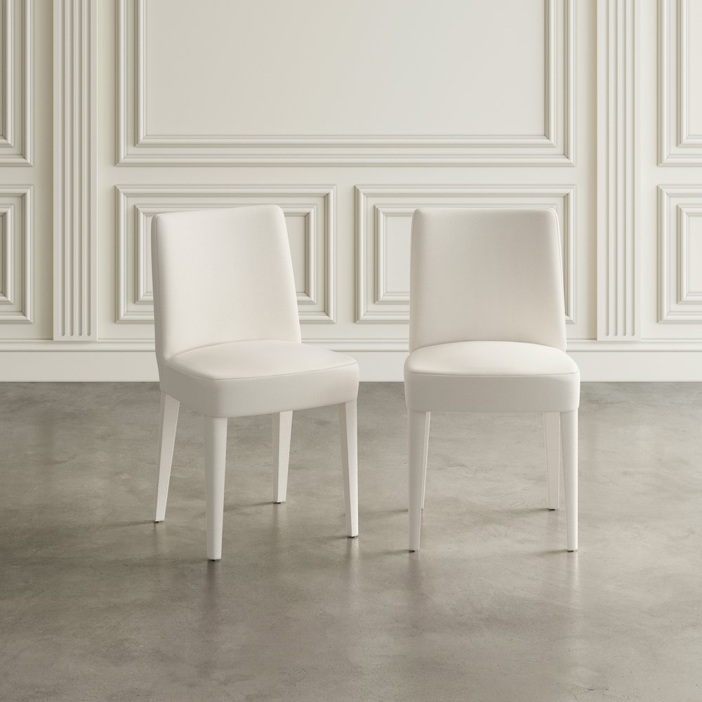 Mid-Century Modern Contemporary Upholstered Vintage Dining Chair (Set of 2)