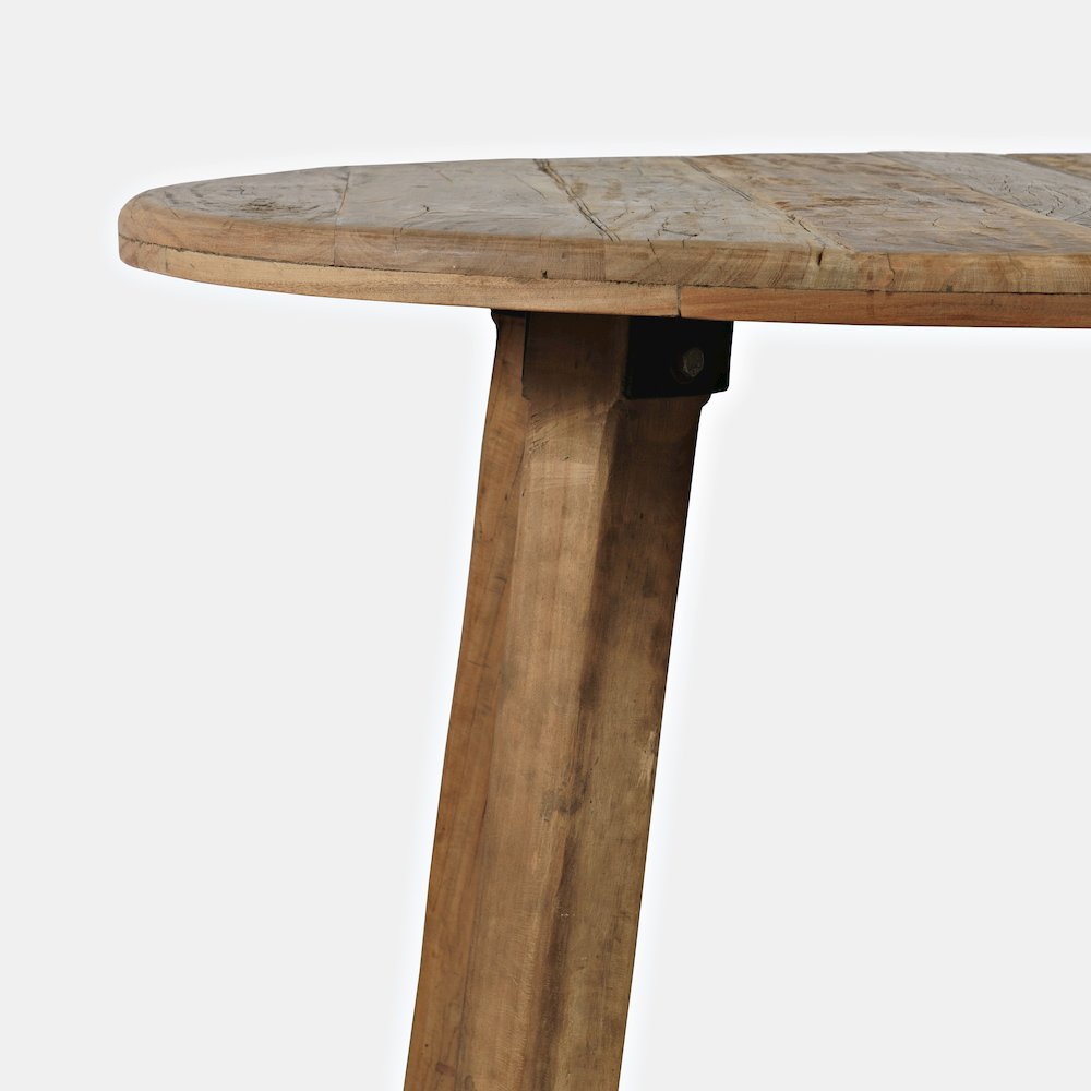 Reclamation 42" Rustic Reclaimed Solid Wood Round Dining Table