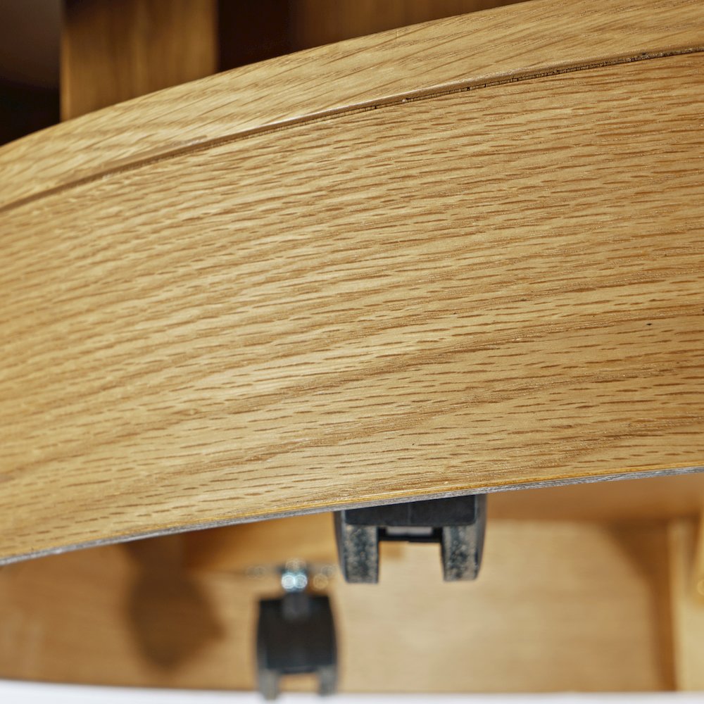 Mid-Century Modern Floating Sculpture Round Layered Coffee Table