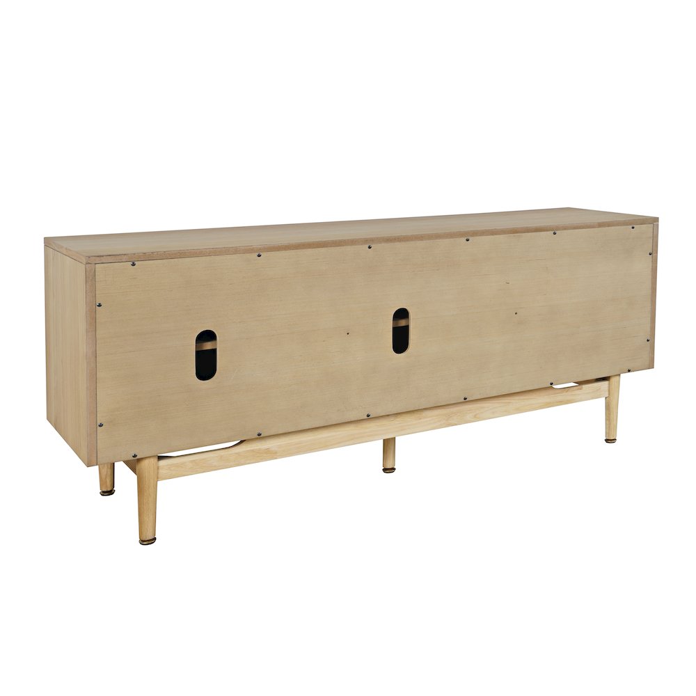 Olson 67" Mid-Century Modern Scandinavian Console TV Stand Storage Cabinet