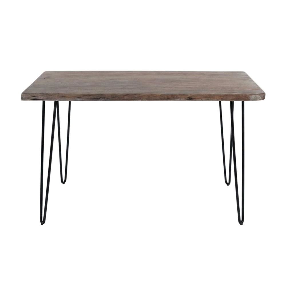 Counter Height Dining Table, Natural Edge Kitchen Table for Dining Room