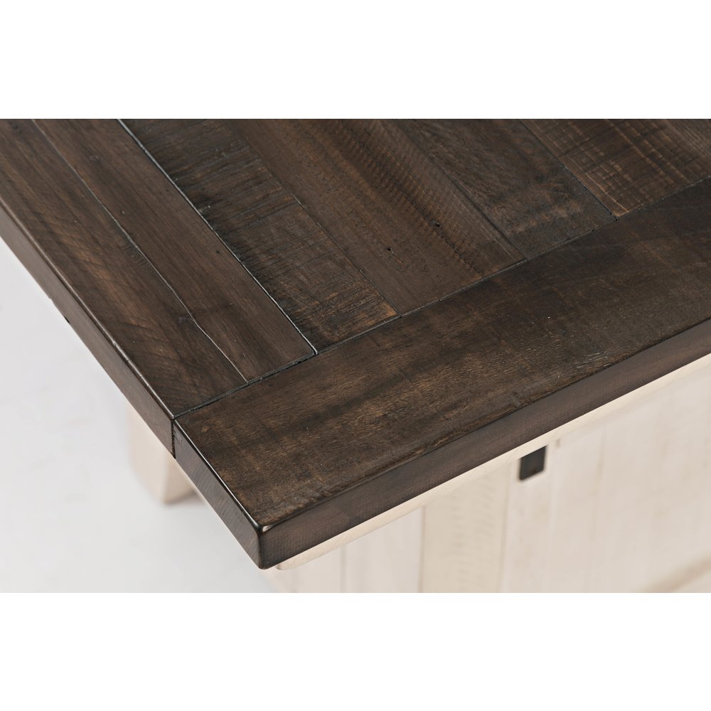 Reclaimed Pine 72" Farmhouse Counter Height Seven-Piece Dining Set