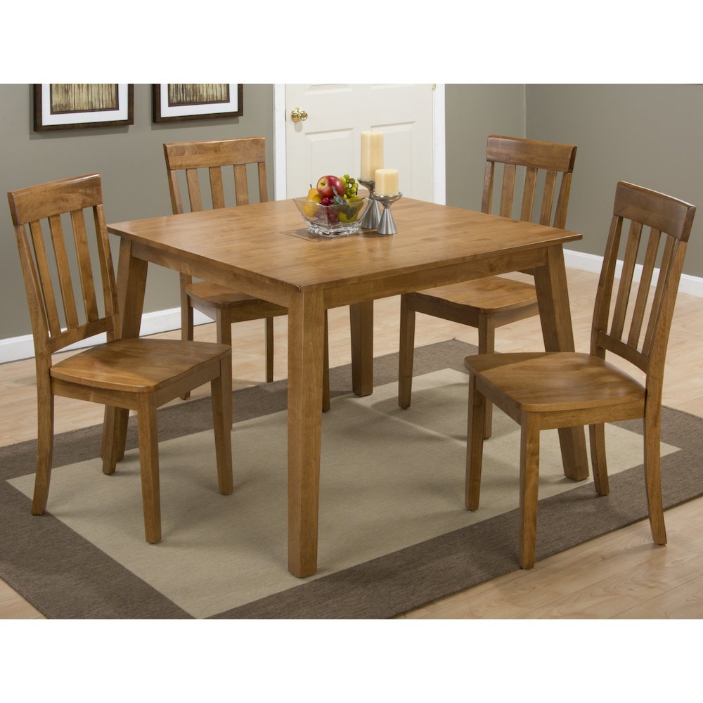Simplicity Solid Wood Classic Slat Back Dining Chair (Set of 2)