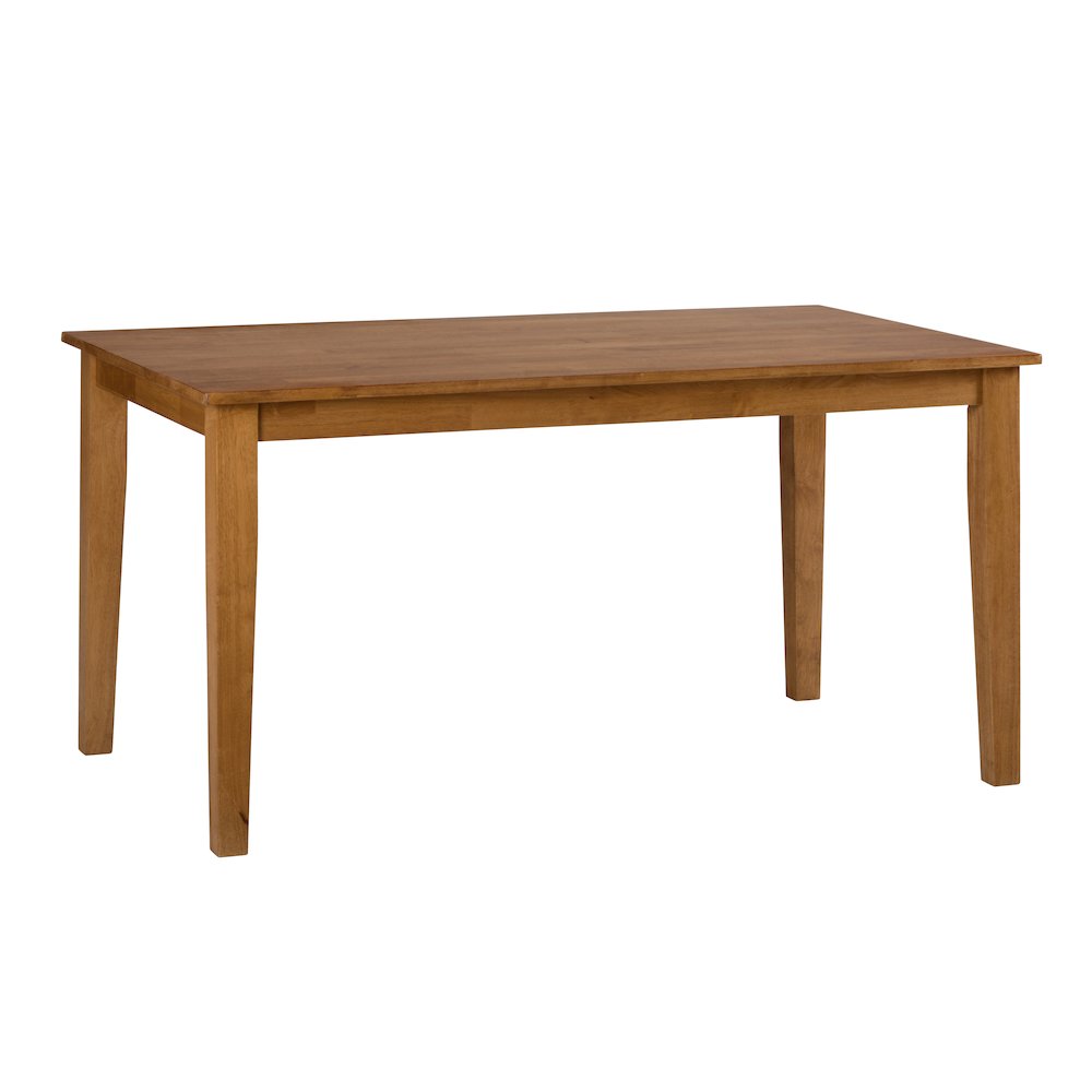 Simplicity Solid Wood Classic 60" Rectangle Dining Table