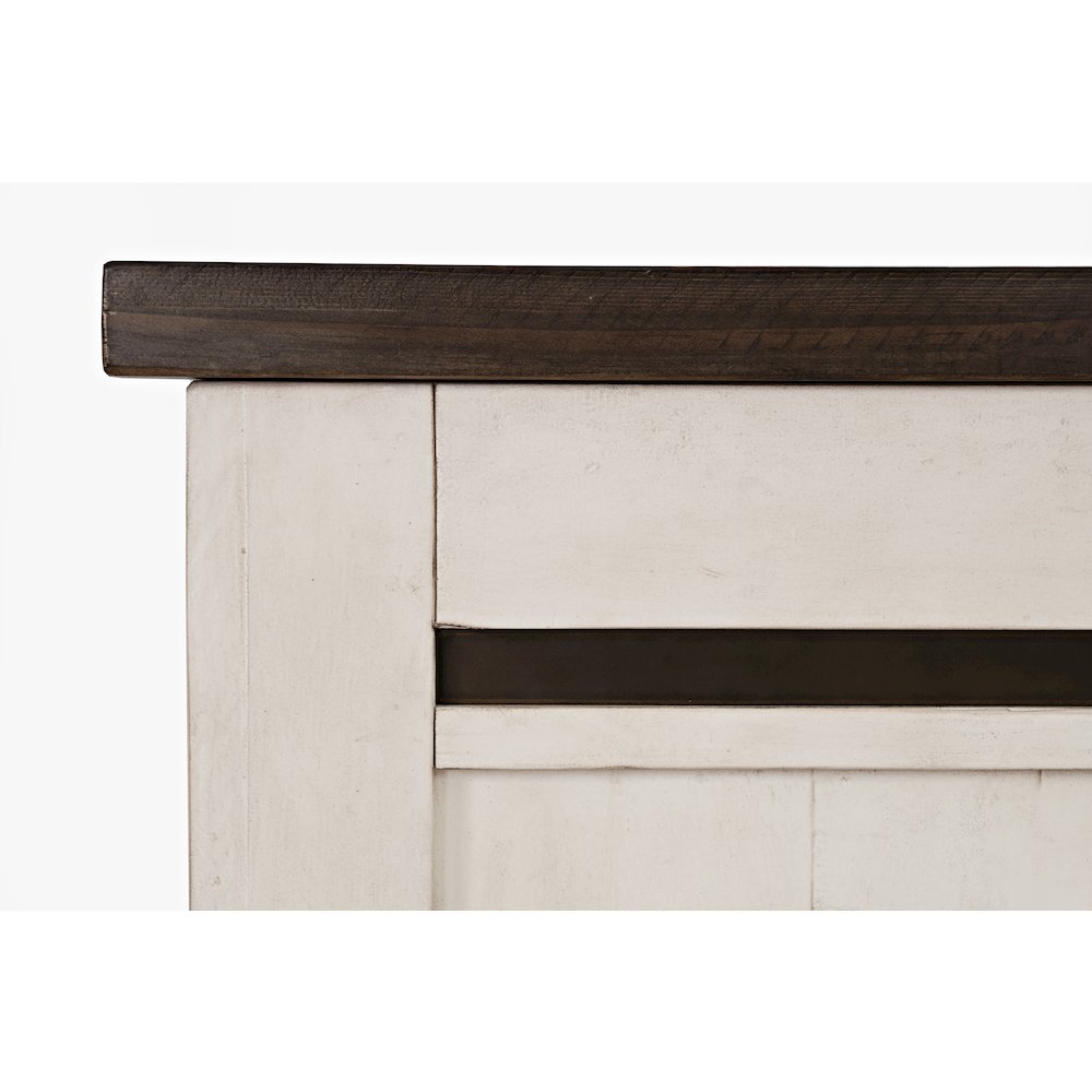 Madison County Rustic Reclaimed Pine Farmhouse King Panel Headboard