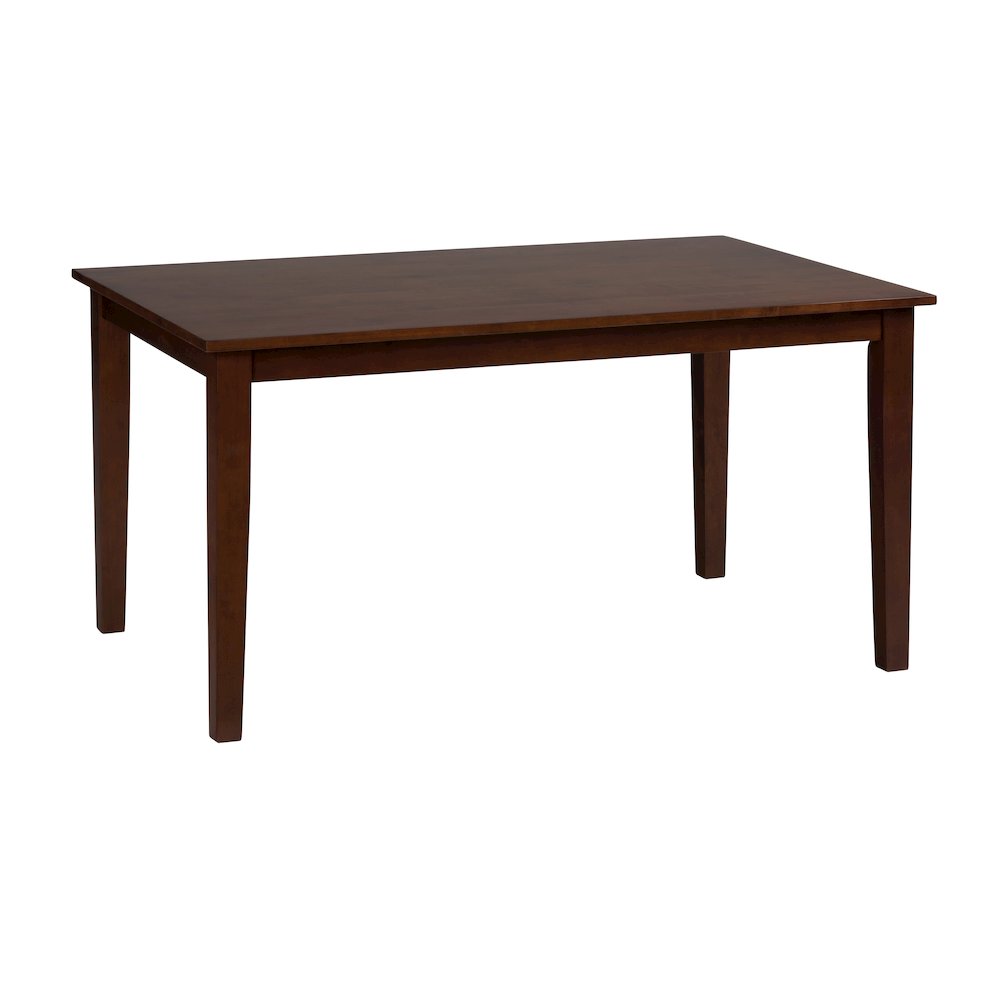 Simplicity Solid Wood Classic 60" Rectangle Dining Table