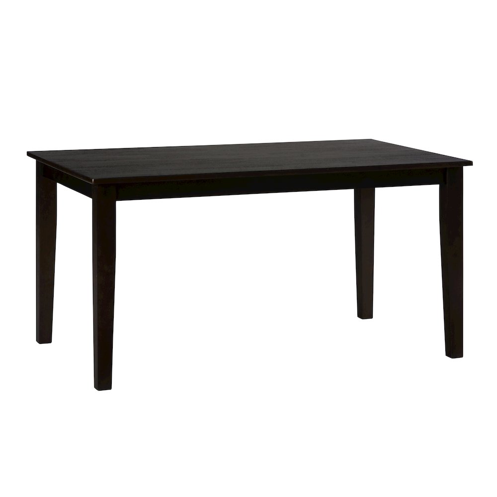 Simplicity Solid Wood Classic 60" Rectangle Dining Table