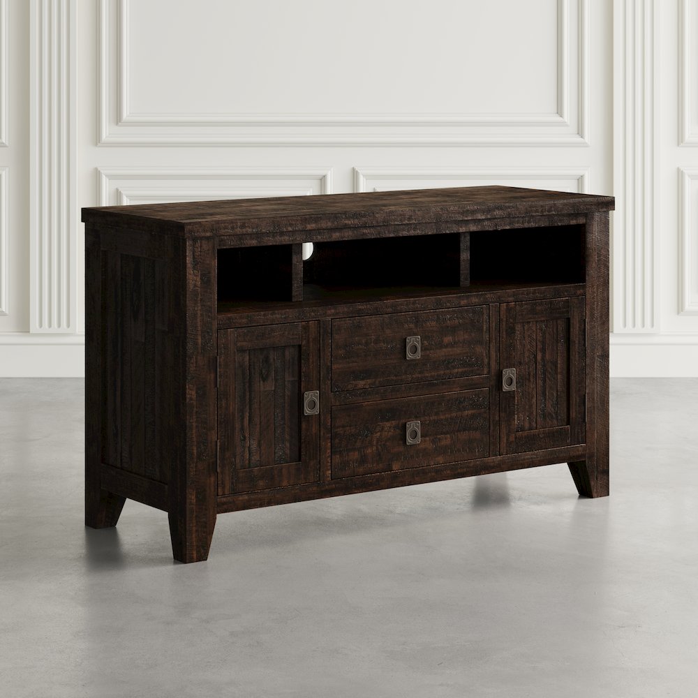 Kona Grove Distressed Rustic Solid Wood 50" Media Unit