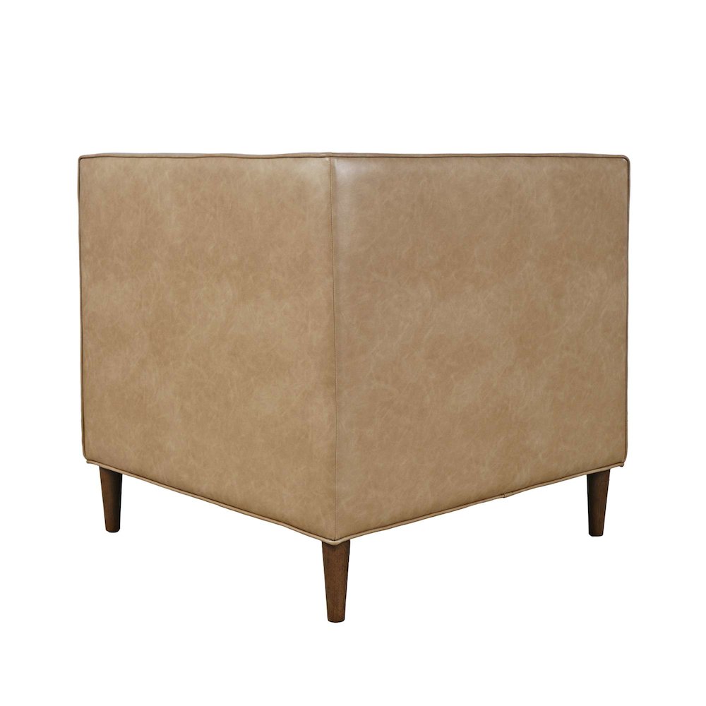 Ruston Modern Banquette Faux Leather Sectional Corner Wedge Seating