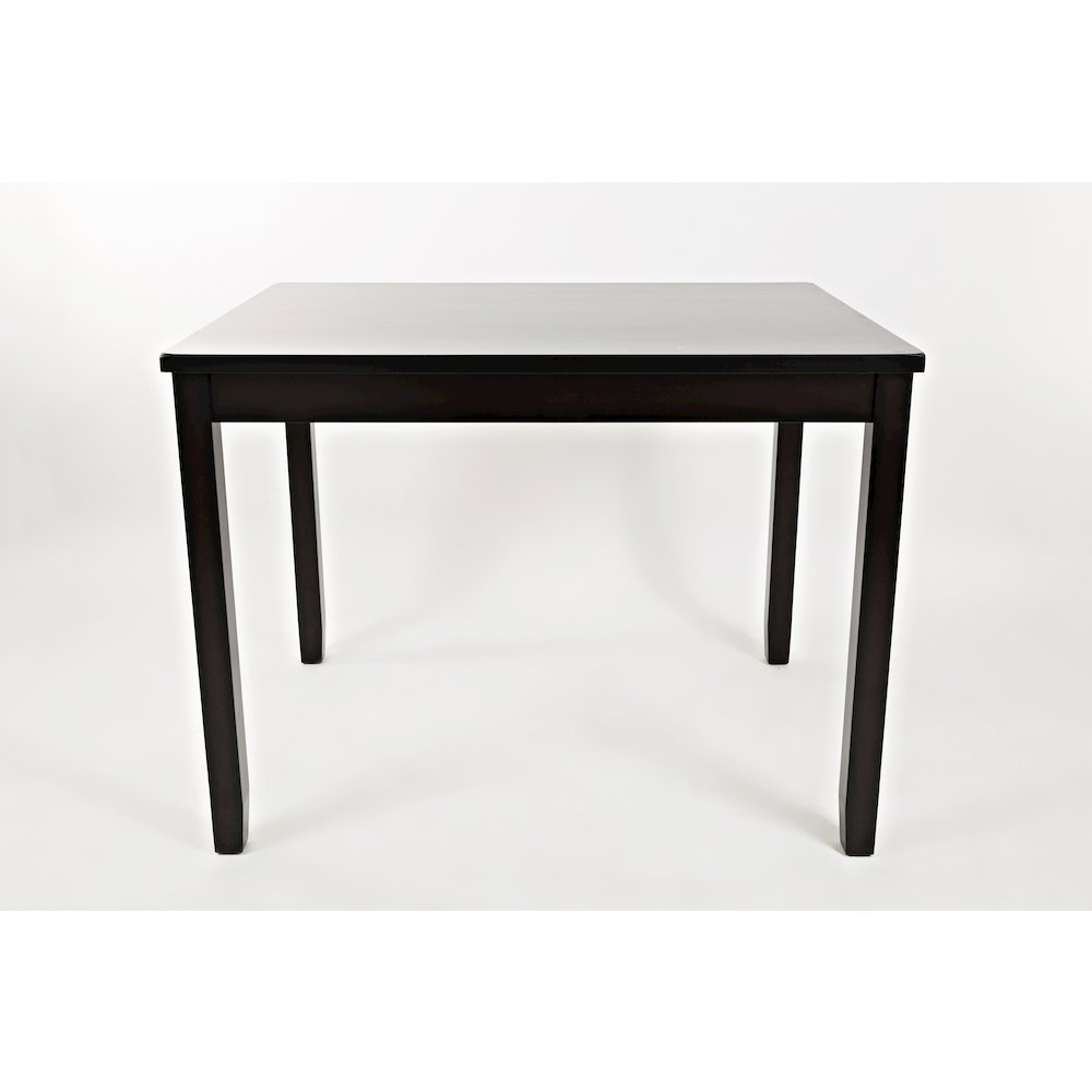 Five Piece Counter Height Dining Set - Table and 4 Faux Leather Stools