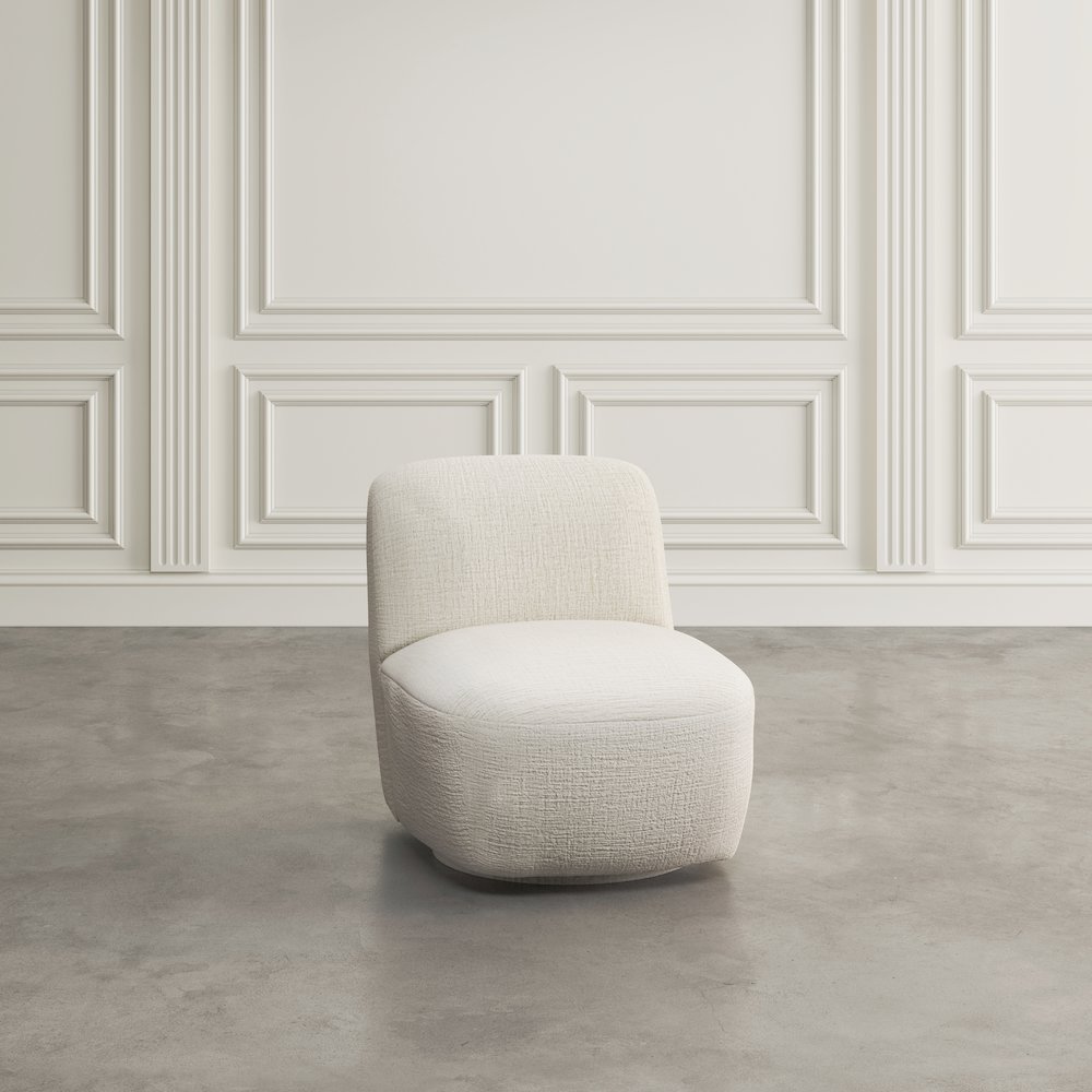 Josie Upholstered Contemporary Casual Swivel Accent Chair