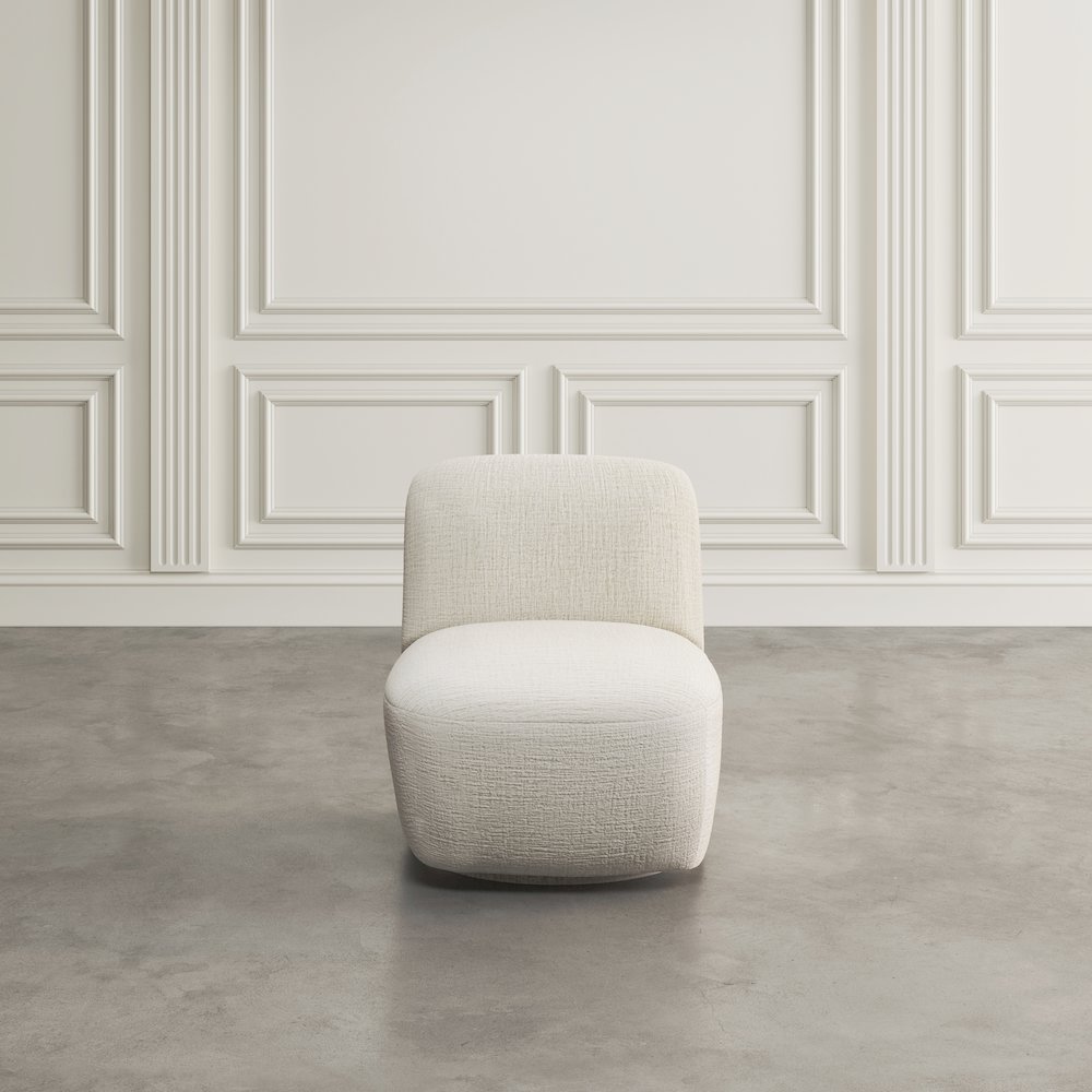 Josie Upholstered Contemporary Casual Swivel Accent Chair