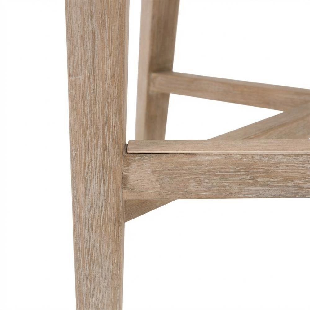 Dove Counter Stool with Solid Mahogany and Steel Frame Modern Design