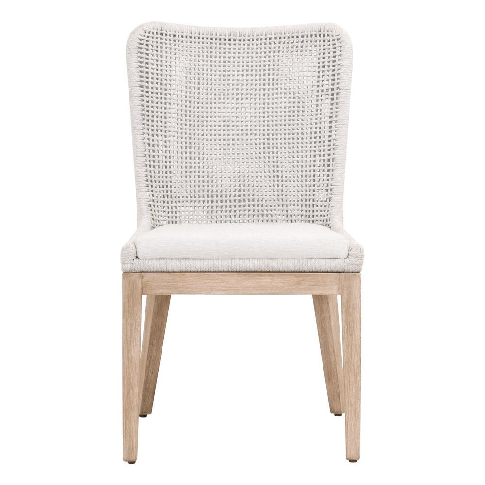Gray Woven Chair Set – Accent Chairs Set of 2 for Living Room Seating