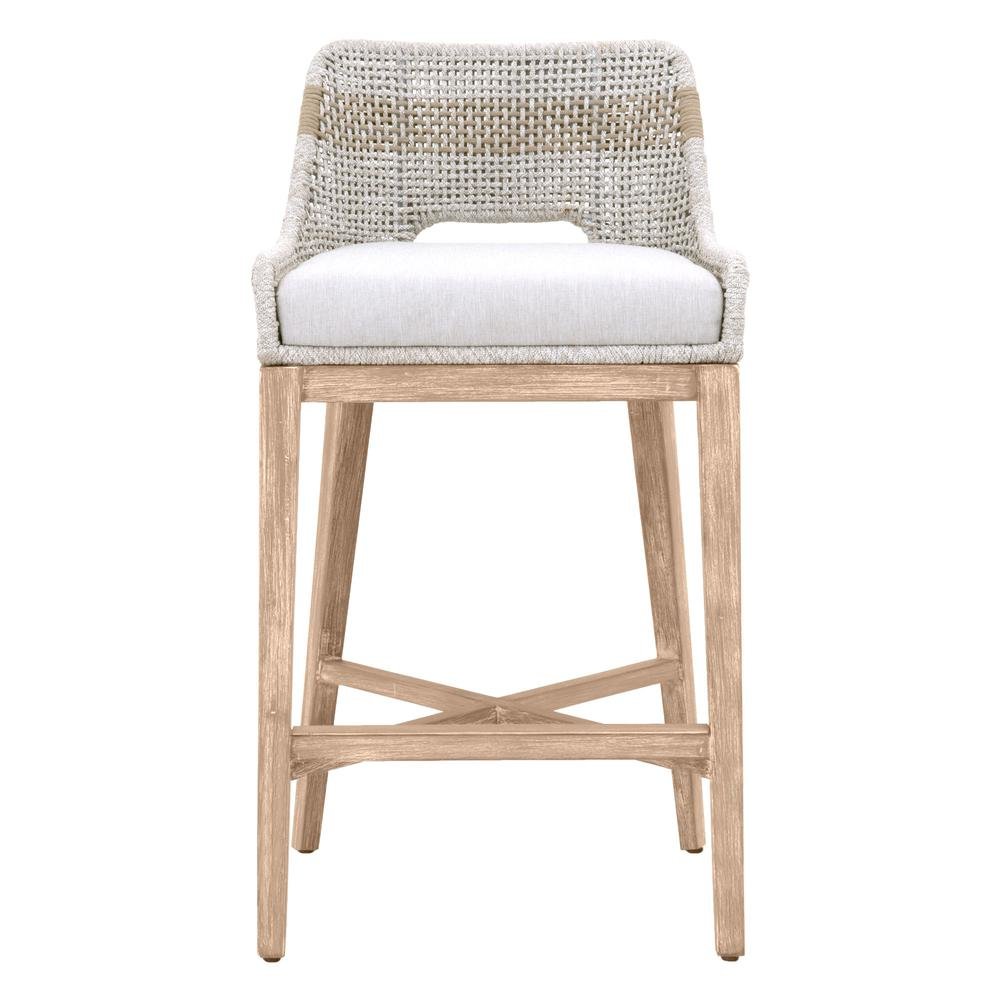 Gray Counter Height Bar Stool – Upholstered Kitchen Counter Chair