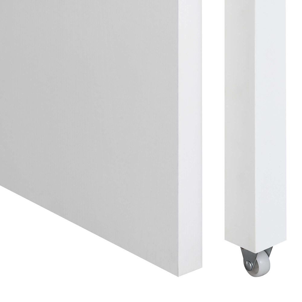 White Office Desk with Sliding Drawer, Riser, and Spacious Honeycomb Design