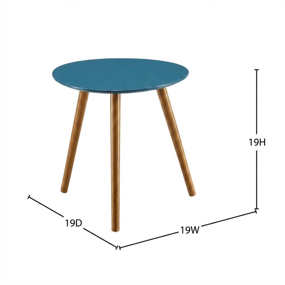End Table with Wooden Finish, Sturdy Surface, and Modern Style