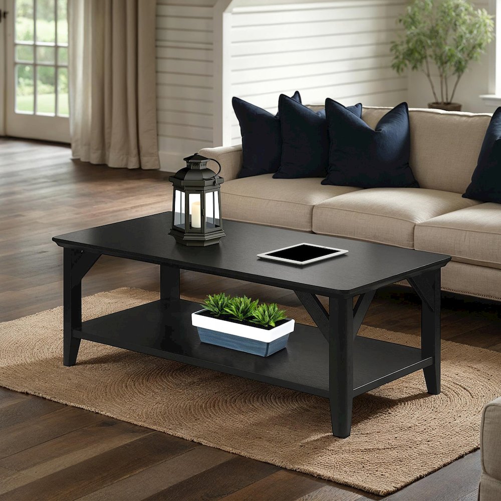 Winston Coffee Table with Shelf
