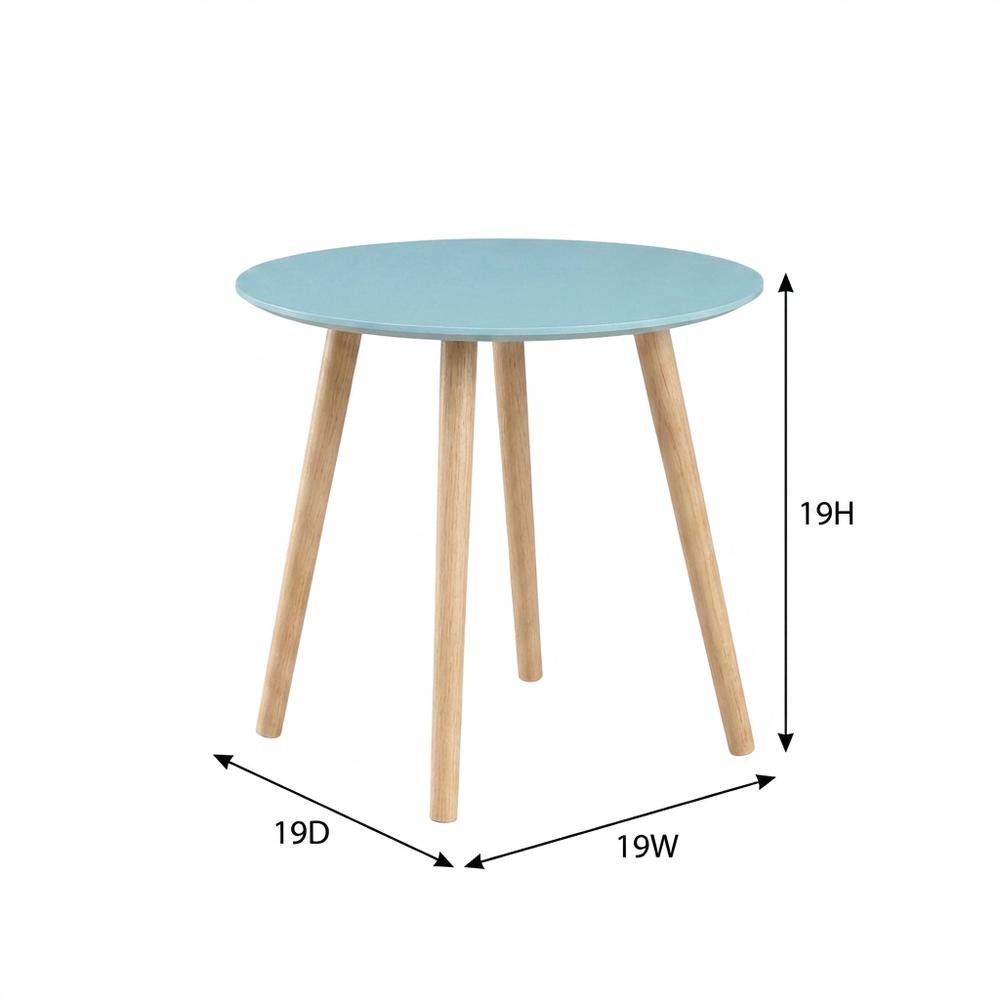 Wooden End Tables with Smooth Finish for Living Room and Bedroom