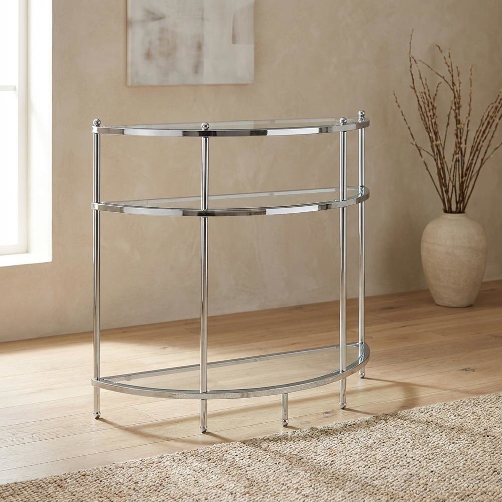 Accent table in sleek design with sturdy construction for versatile space use
